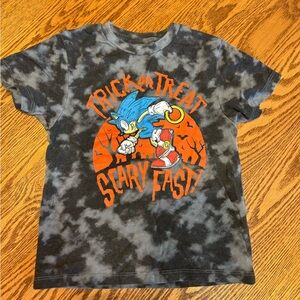 Sonic the Hedgehog Halloween Graphic Tee - Black